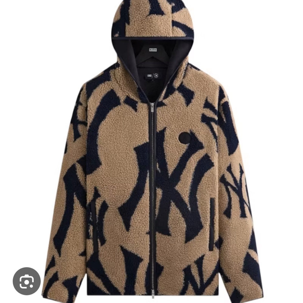 Kith Yankees Sherpa Hooded Jacket